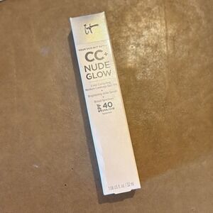 IT Cosmetics‎ CC+ Nude Glow CC Cream SPF 40 Medium Coverage New EXP 2/24